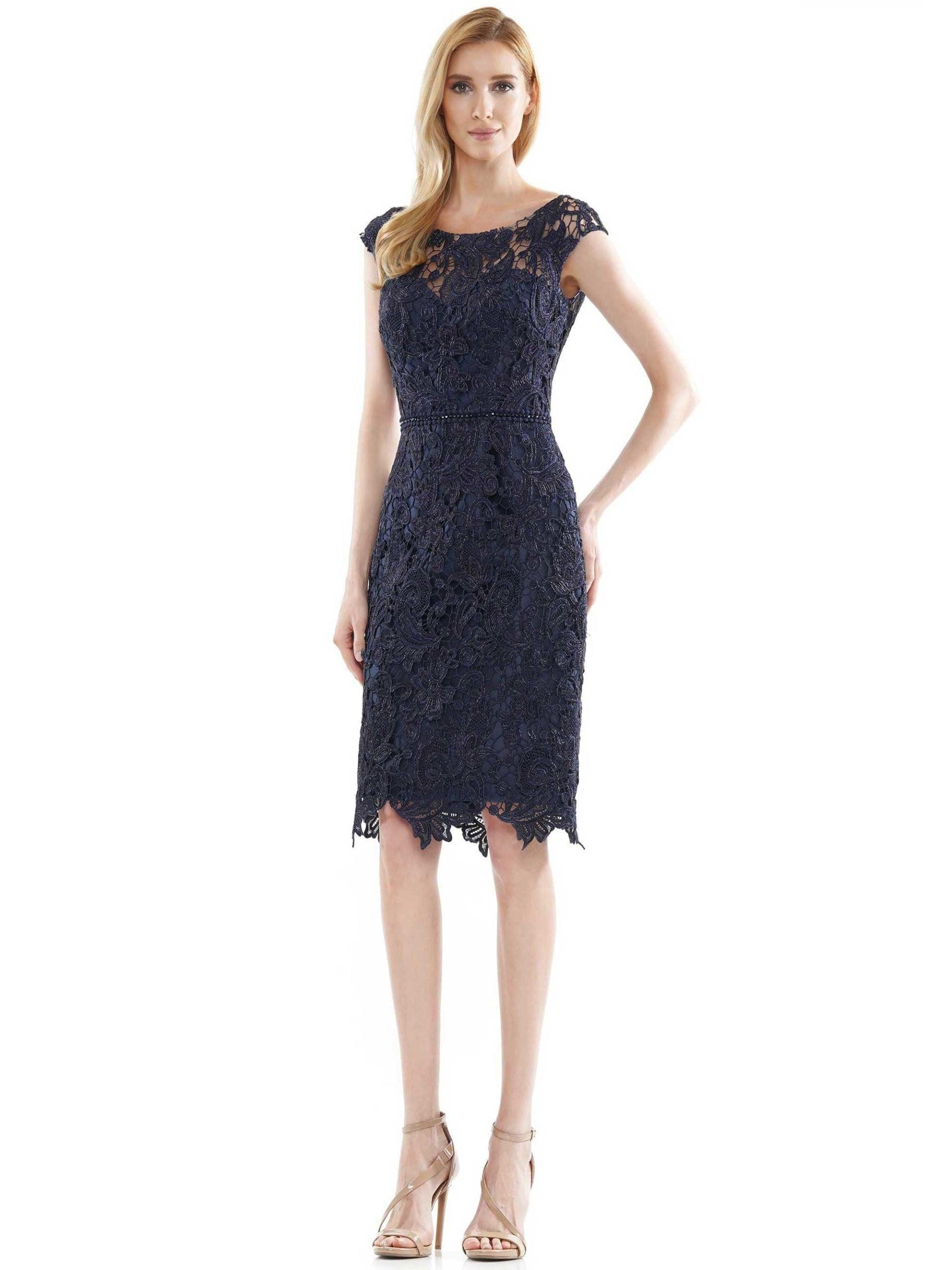 Marsoni Mother of the Bride Lace Short Dress 1103 - The Dress Outlet