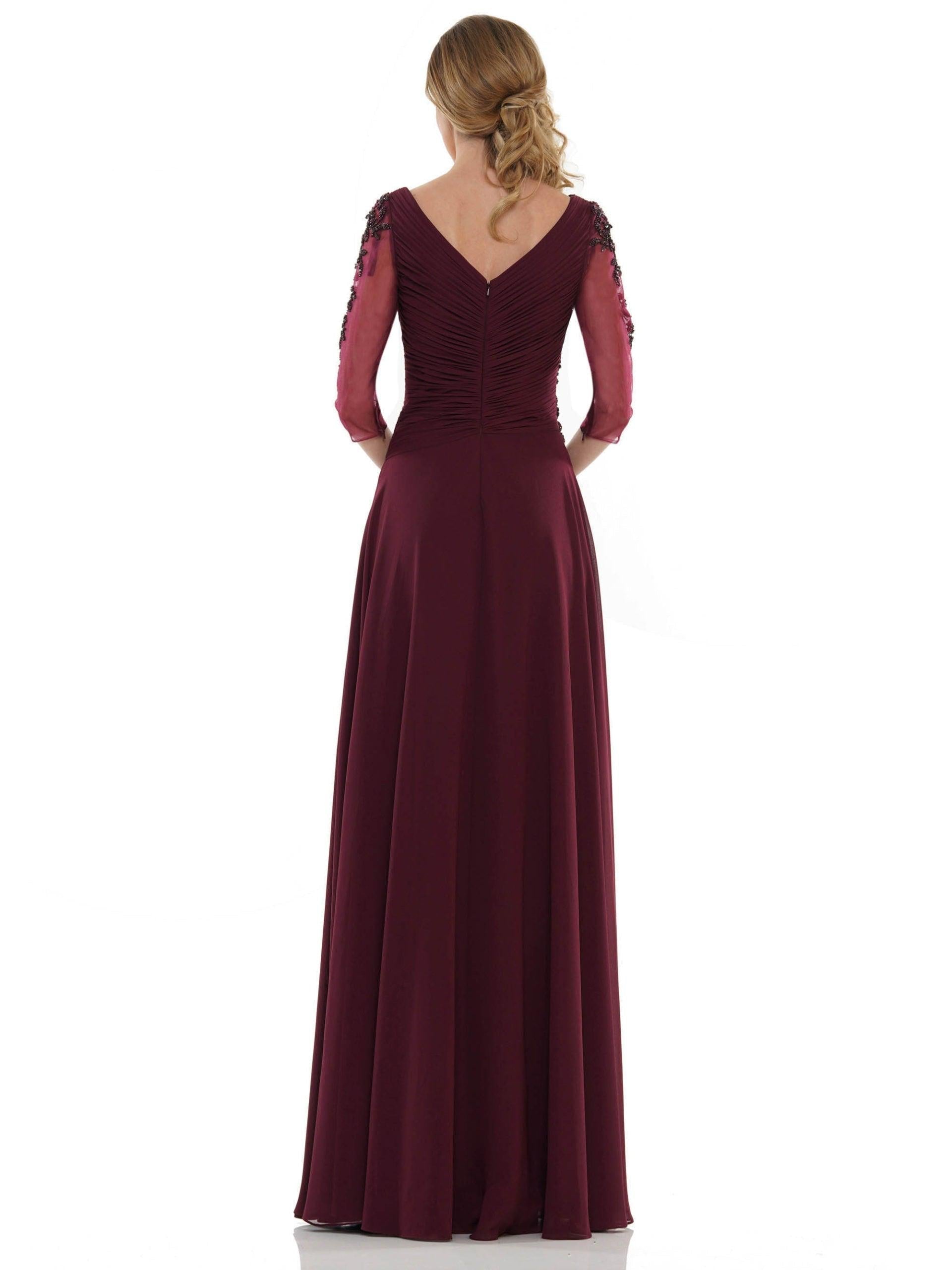 Marsoni Mother of the Bride Long Chiffon Dress 1135 - The Dress Outlet