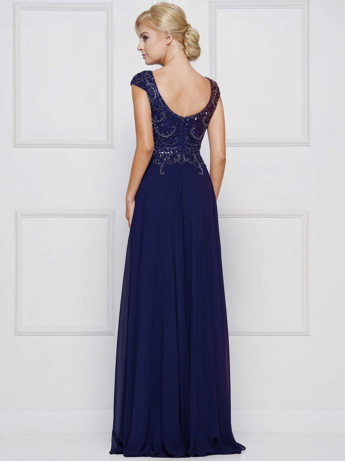 Marsoni Mother of the Bride Long Chiffon Dress 173 - The Dress Outlet