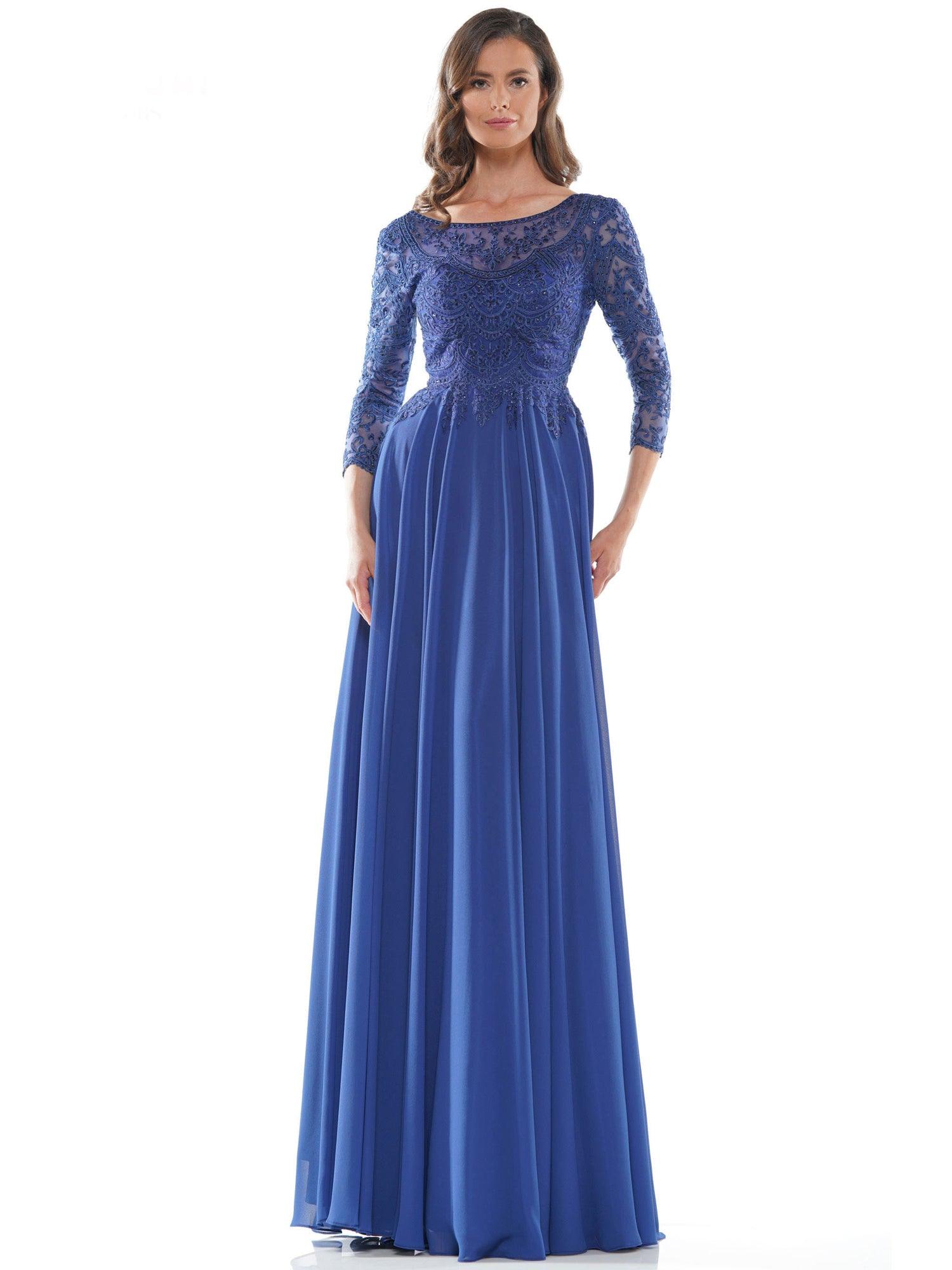 Mother of the Bride Dresses Mother of the Bride Long Formal Dress Indigo Blue