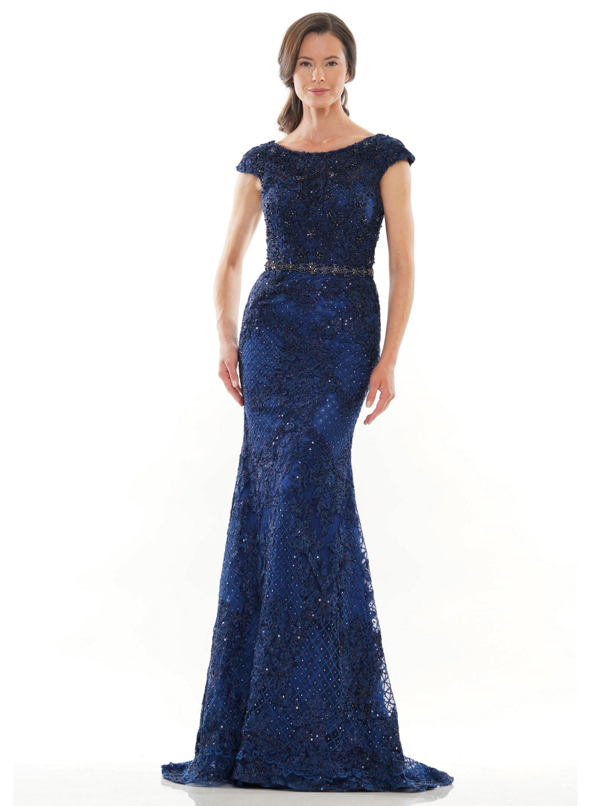 Marsoni Mother of the Bride Long Lace Gown 1120 - The Dress Outlet