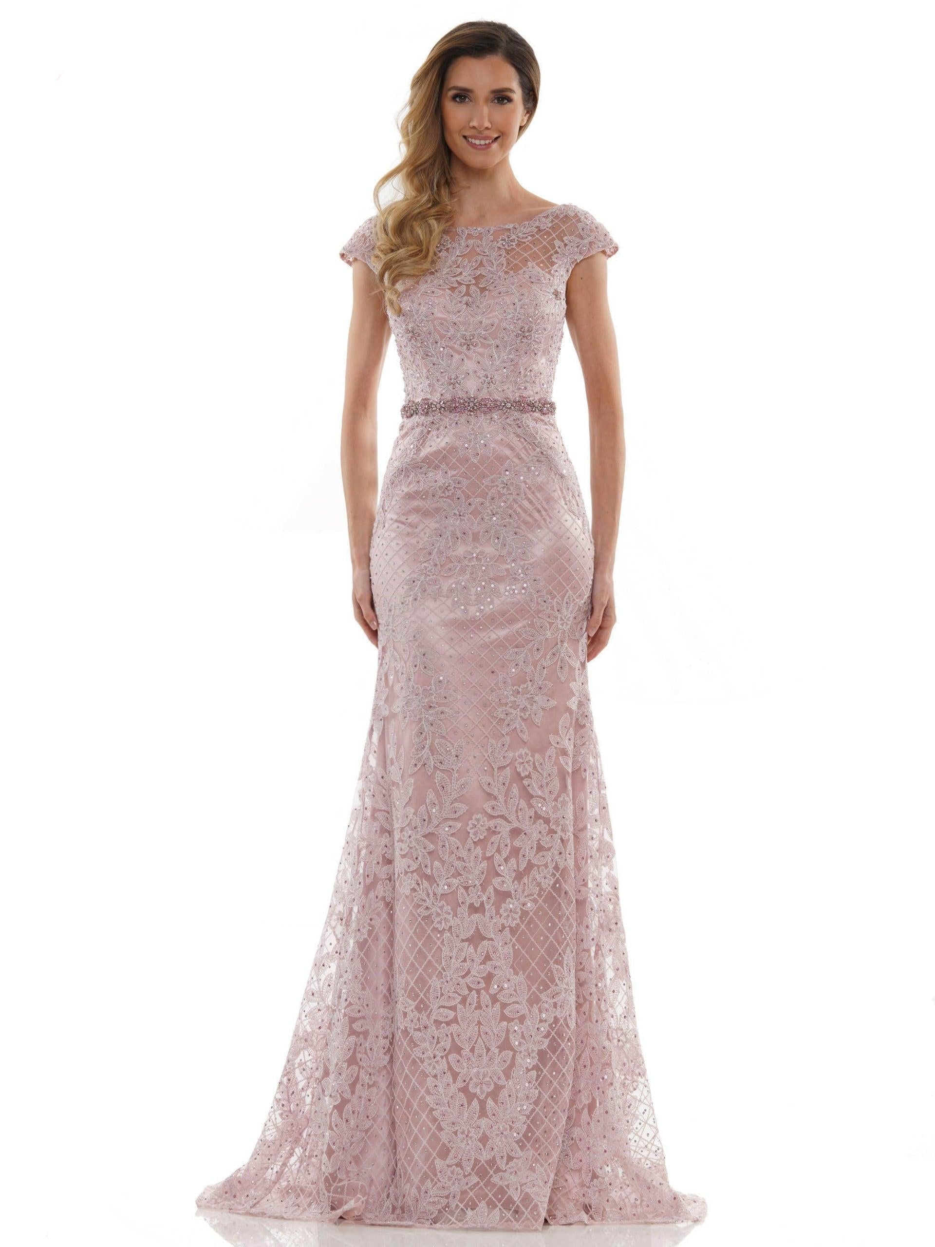 Marsoni Mother of the Bride Long Lace Gown 1120 - The Dress Outlet