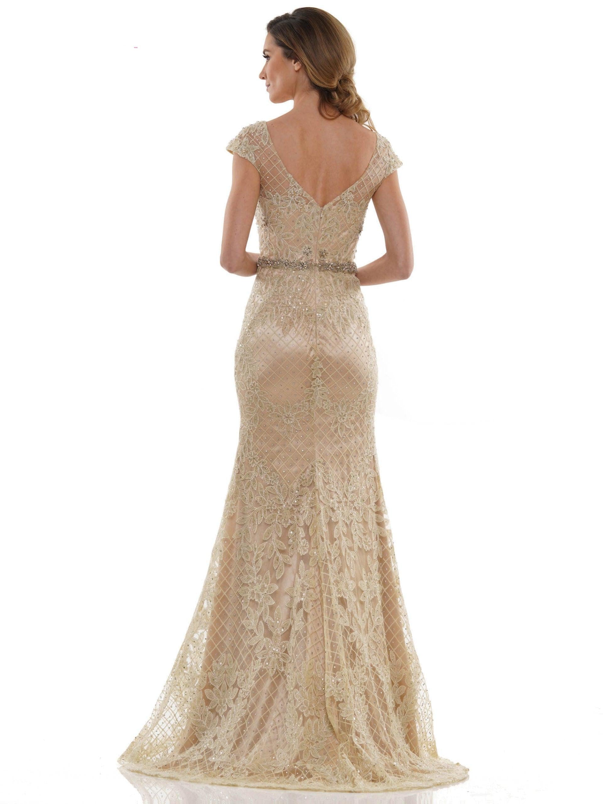 Marsoni Mother of the Bride Long Lace Gown 1120 - The Dress Outlet