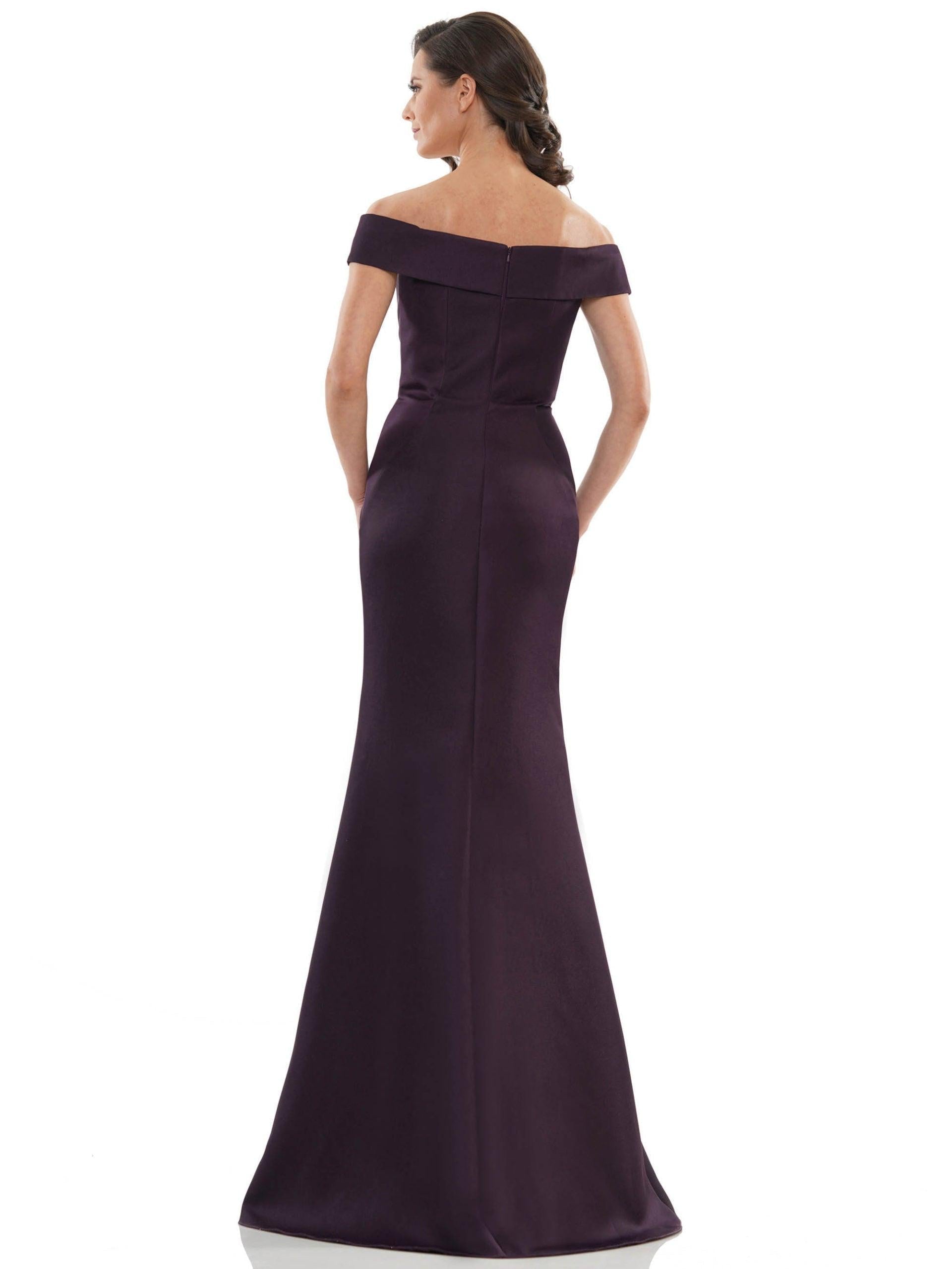 Marsoni Mother of the Bride Long Satin Dress 1003 - The Dress Outlet