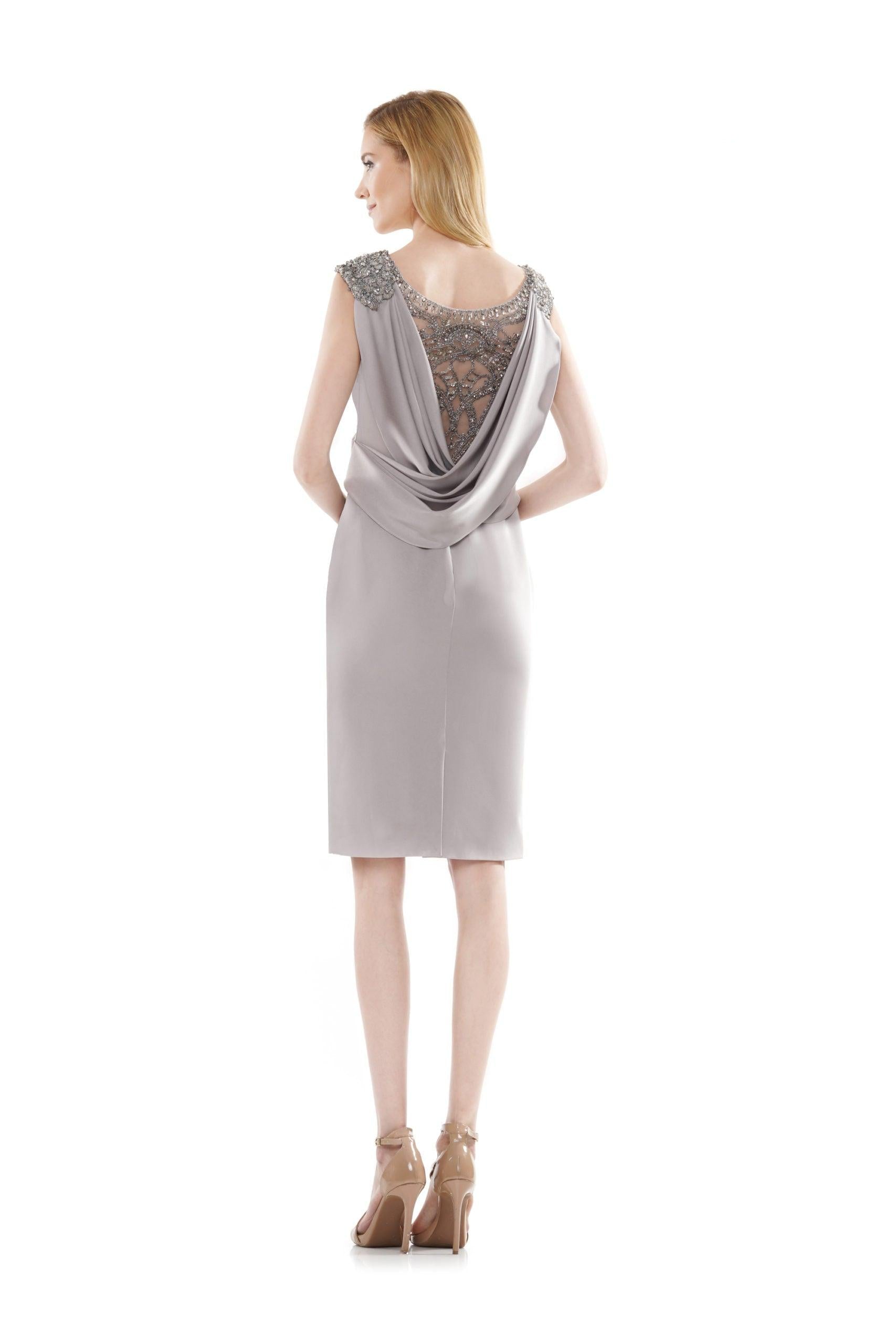 Marsoni Short Mother of the Bride Beaded Dress 1109 - The Dress Outlet