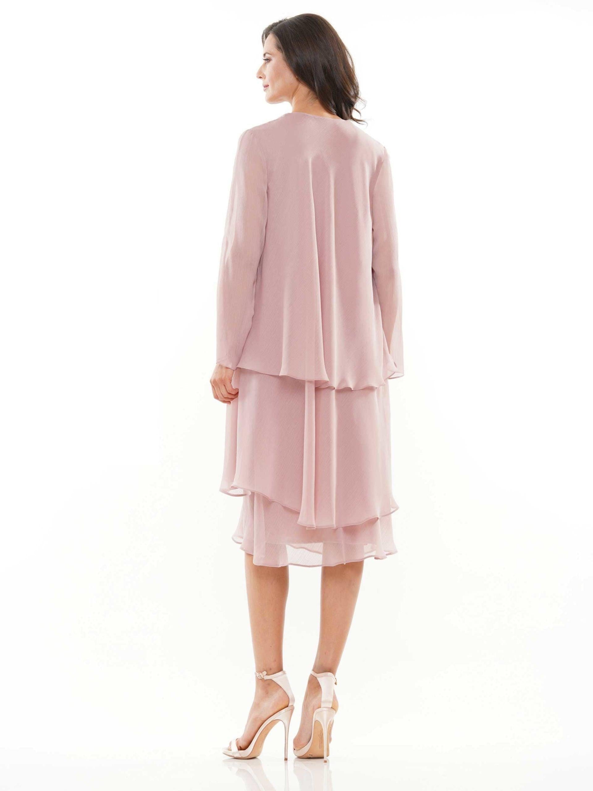 Marsoni Short Mother of the Bride Chiffon Dress 307 - The Dress Outlet