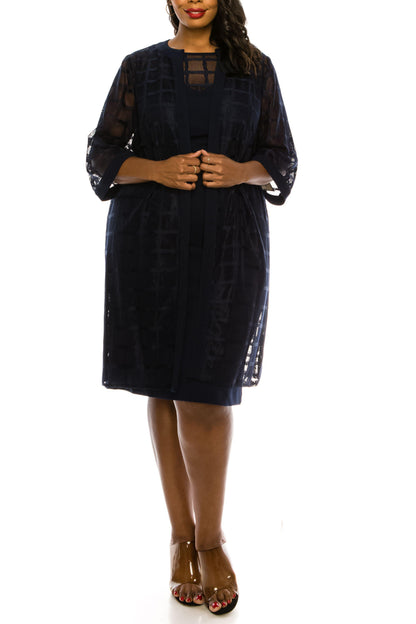 Maya Brooke Plus Size Short Jacket Dress 27367 - The Dress Outlet