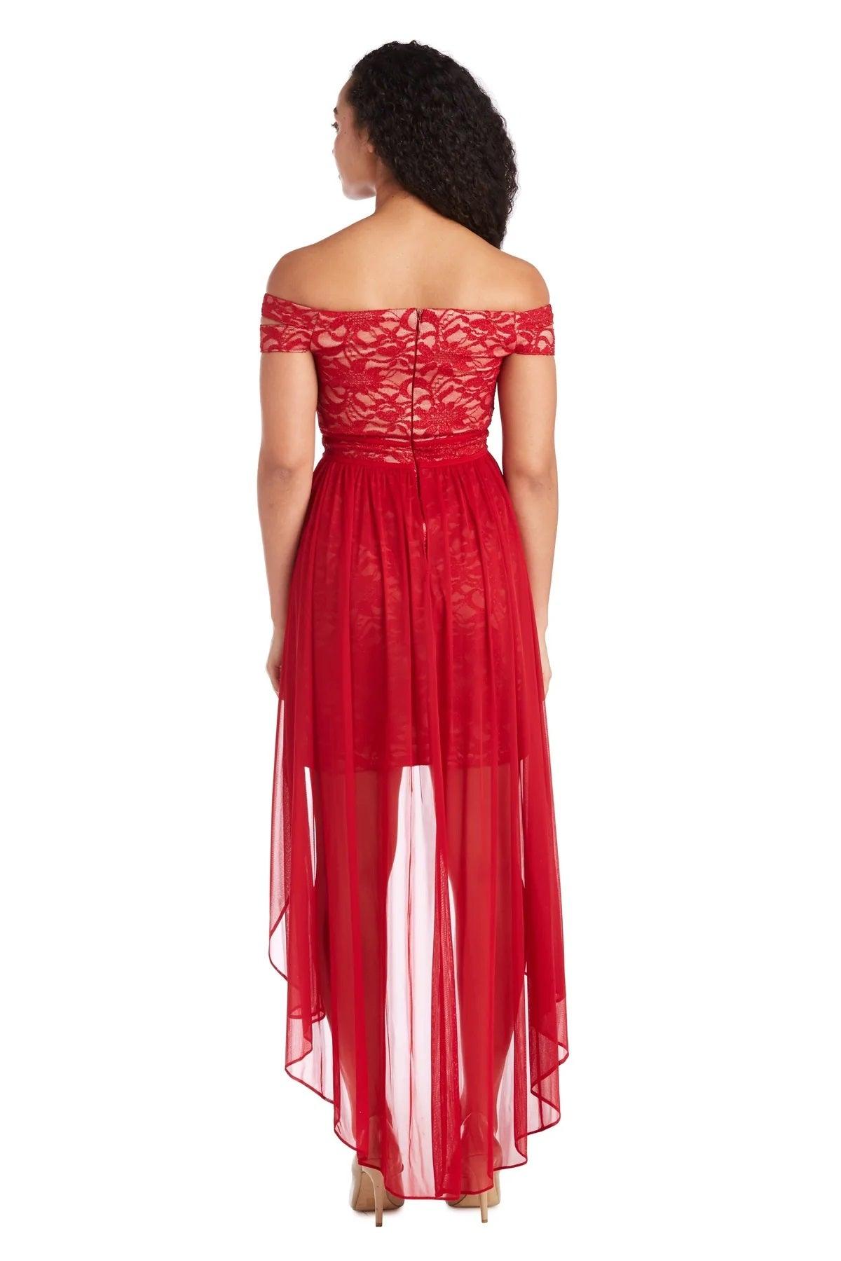 Morgan & Co 12671 Homecoming High Low Prom Dress