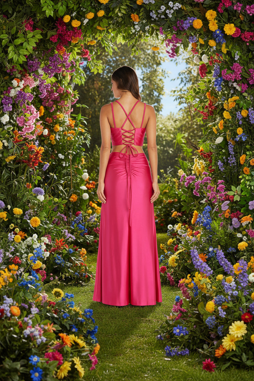 Morgan & Co Long Two Piece Prom Formal Dress 13030 - The Dress Outlet