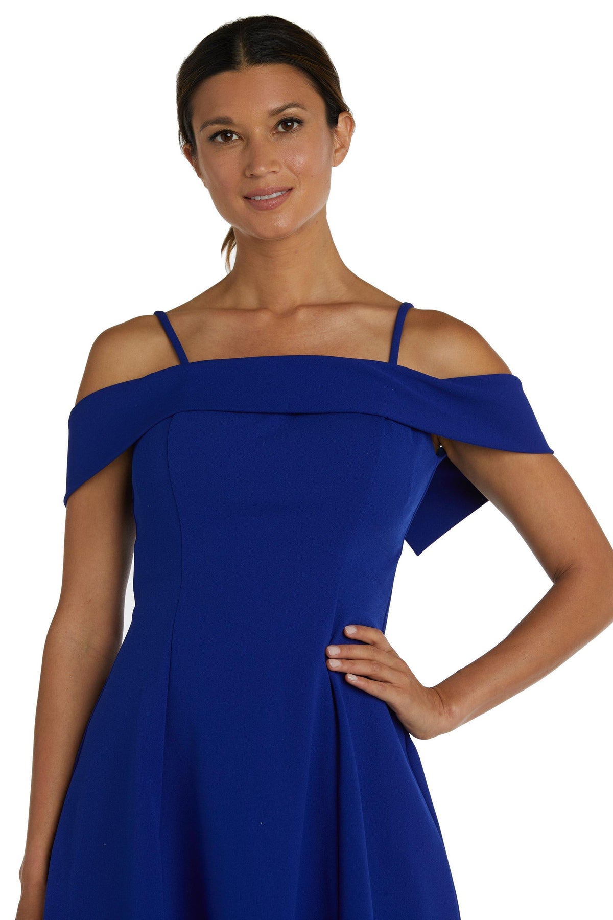 Morgan & Co. Short Off Shoulder Cocktail Dress 12857 - The Dress Outlet