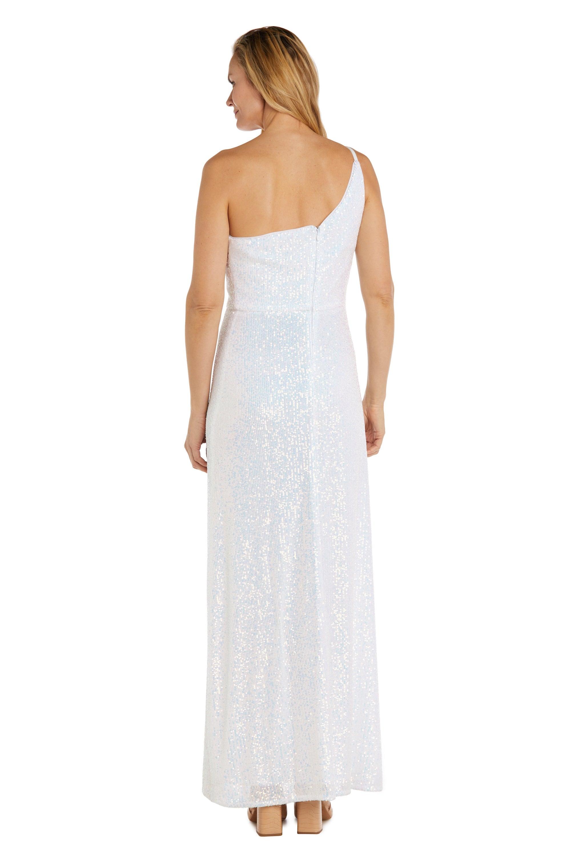 Nightway Long One Shoulder Formal Dress 22121 - The Dress Outlet