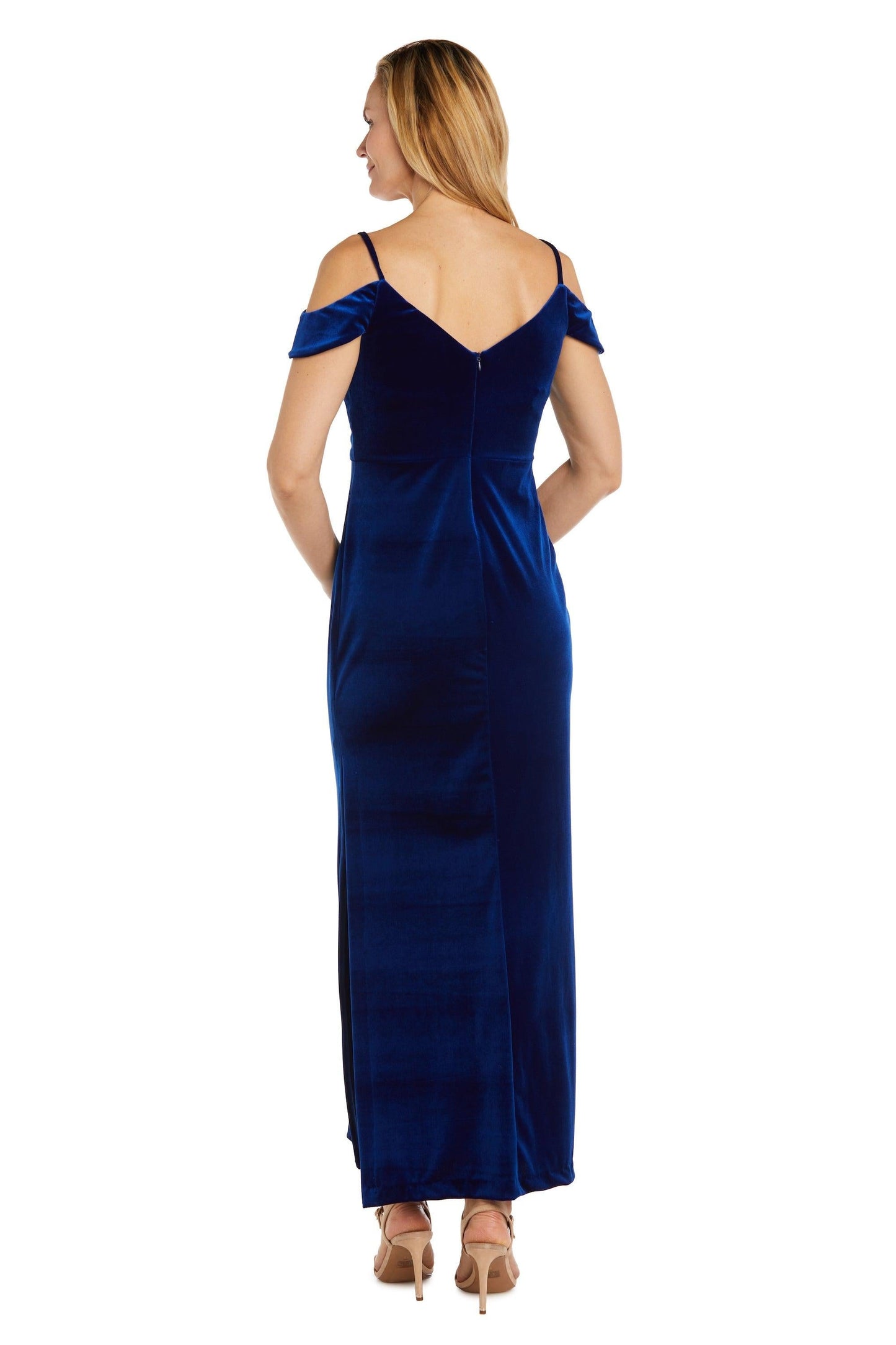 Nightway Off Shoulder Long Formal Dress 22110 - The Dress Outlet