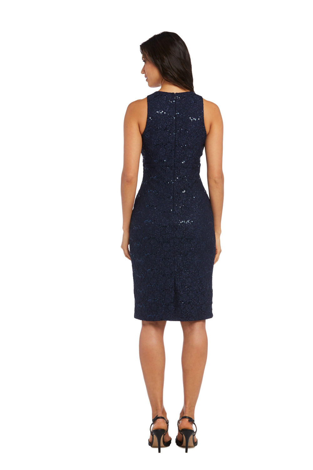 Nightway Short Petite Lace Cocktail Dress 21500P - The Dress Outlet