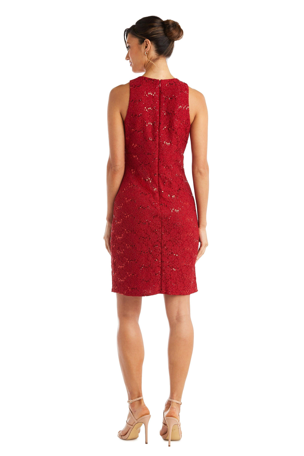 Nightway Short Petite Lace Cocktail Dress 21500P - The Dress Outlet