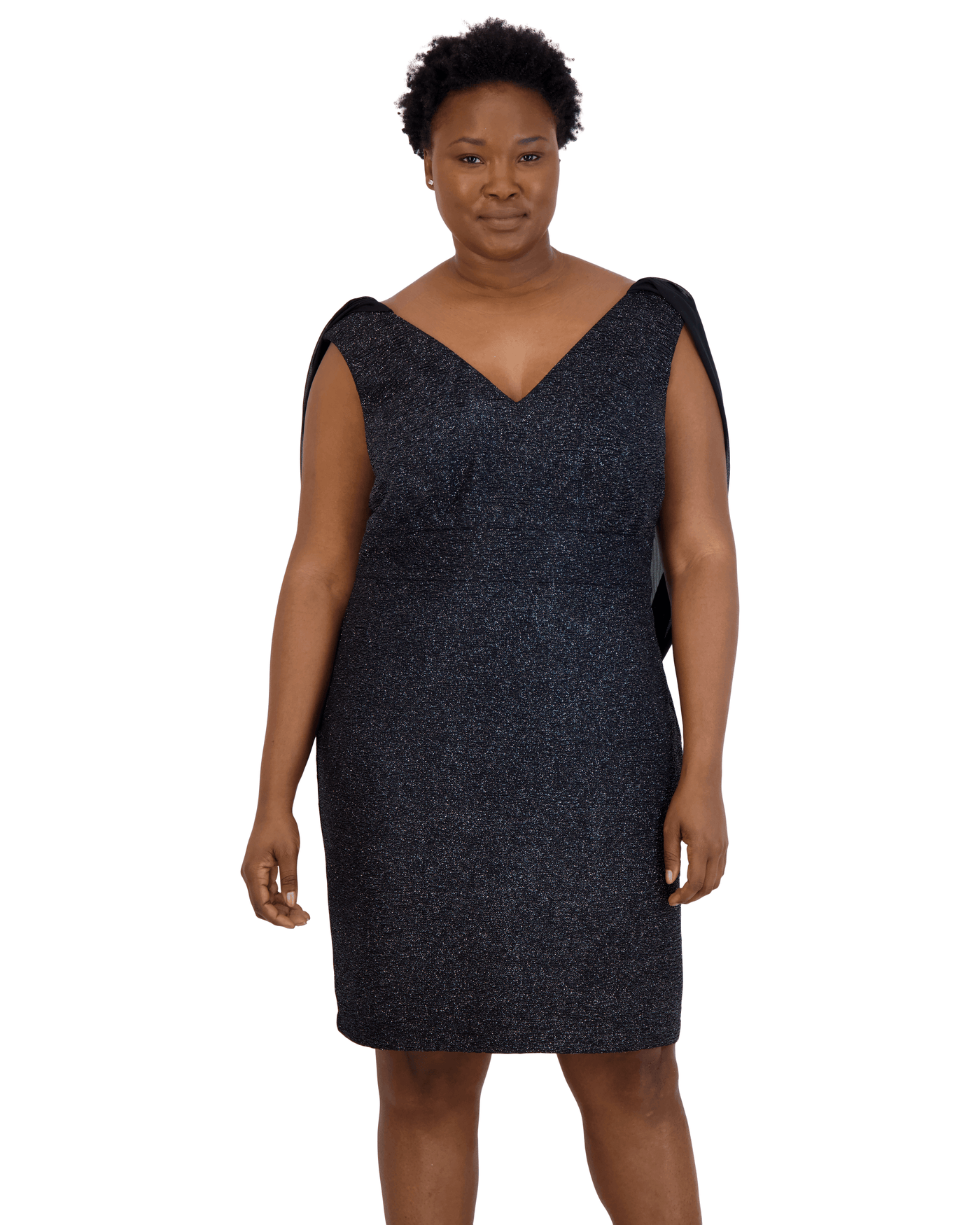Nightway Short Plus Size Cocktail Dress 22055W - The Dress Outlet
