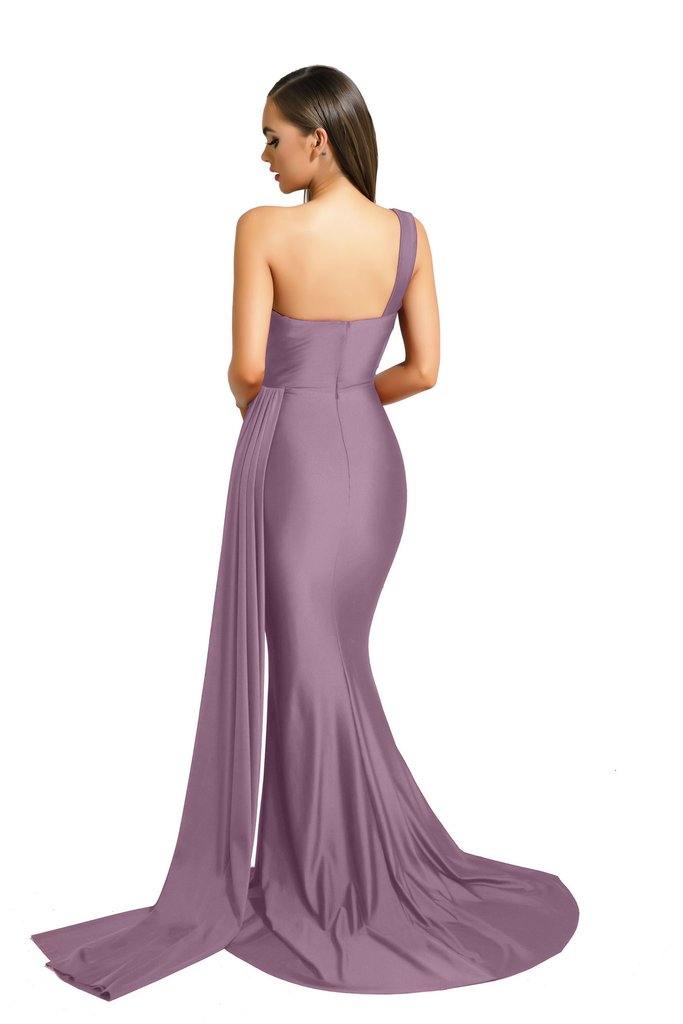 Portia and Scarlett Long Single Shoulder Prom Dress PS6321 - The Dress Outlet
