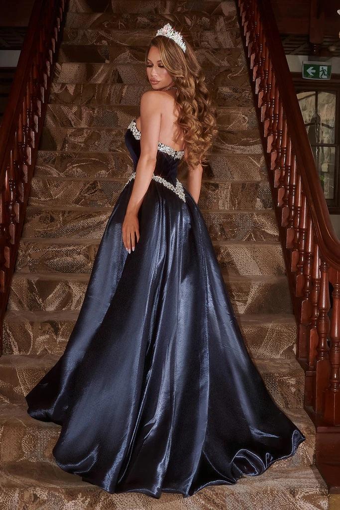 Portia and Scarlett Prom Strapless Dress 22041 - The Dress Outlet