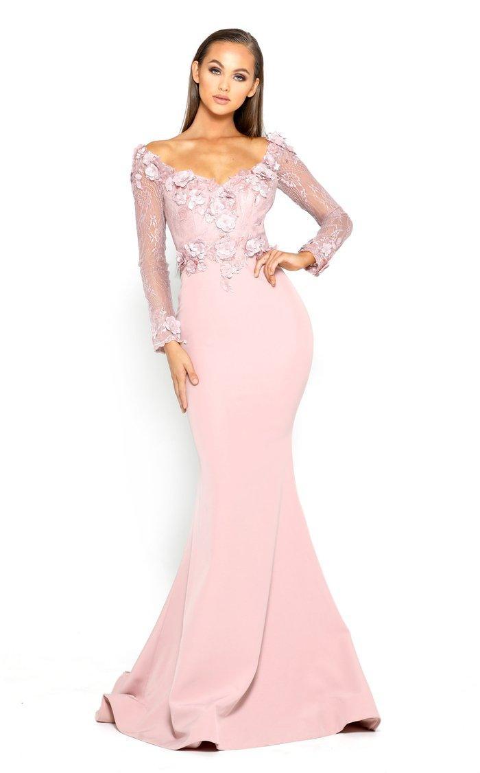 Blush Portia And Scarlett 1906 Sheer Mermaid Long Gown Sale for $189.99 ...