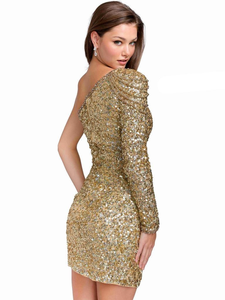 Primavera Couture Beaded Short Prom Dress 3853 - The Dress Outlet