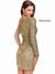 Primavera Couture Beaded Short Prom Dress 3853 - The Dress Outlet