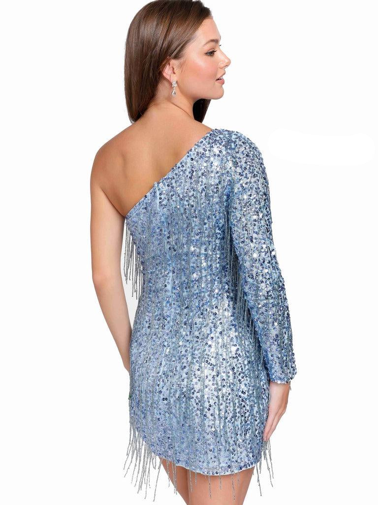 Primavera Couture Beaded Short Prom Dress 3858 - The Dress Outlet