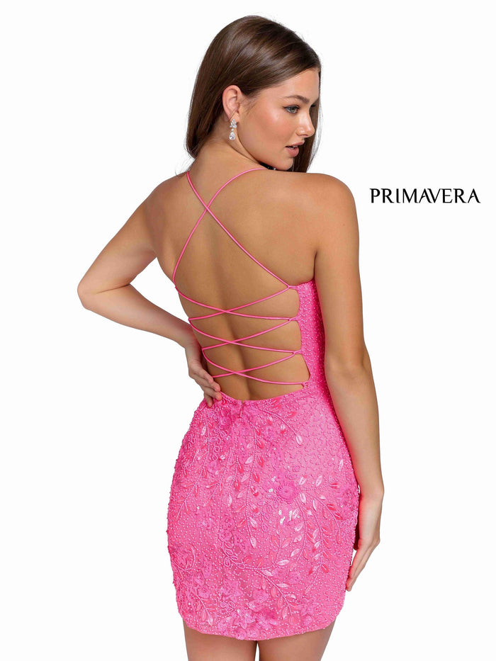 Primavera Couture Homecoming Short Prom Dress 3816 - The Dress Outlet