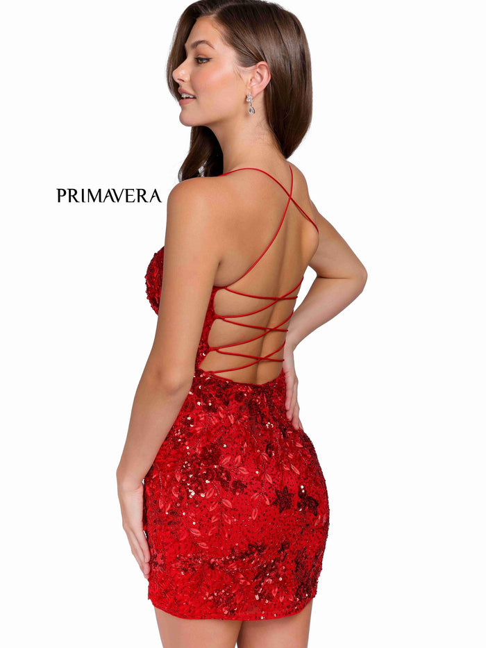 Primavera Couture Homecoming Short Prom Dress 3816 - The Dress Outlet