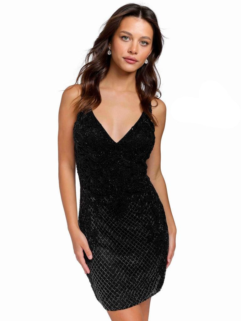 Primavera Couture Prom Short Cocktail Dress 3827 - The Dress Outlet