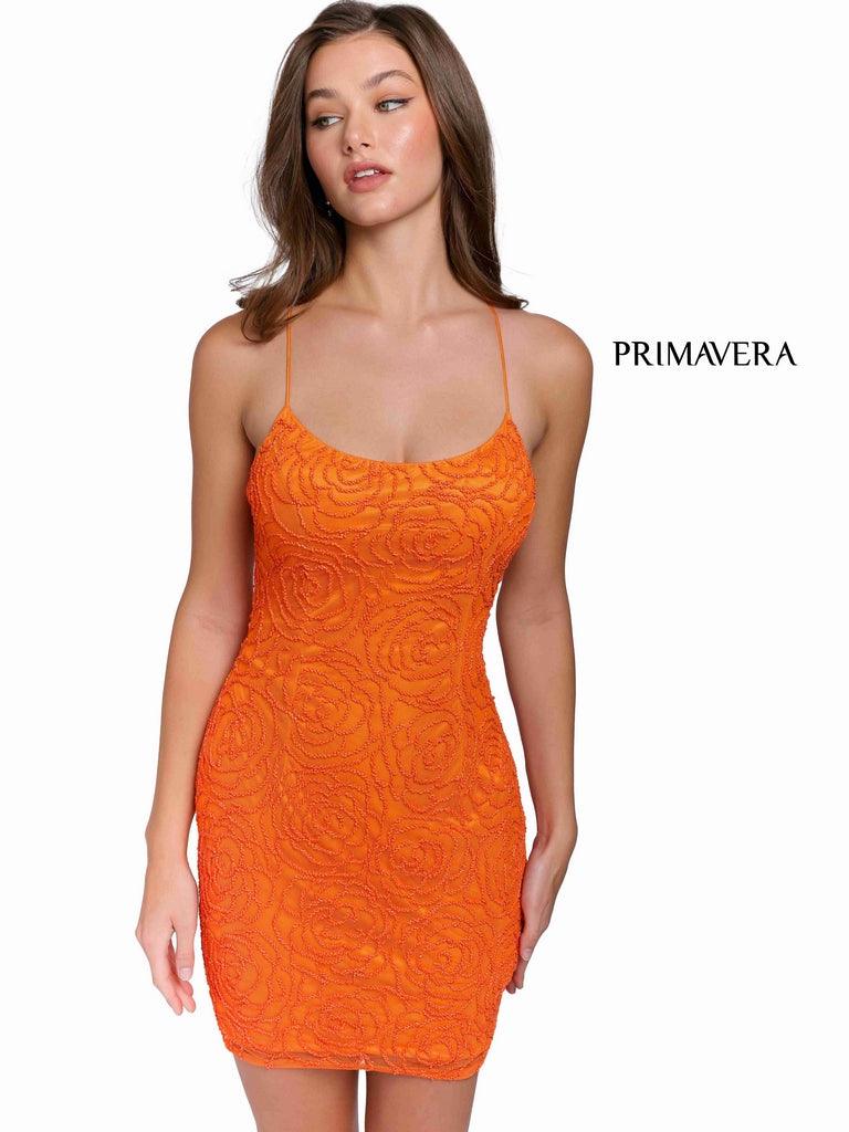 Primavera Couture Prom Short Dress 3558 - The Dress Outlet