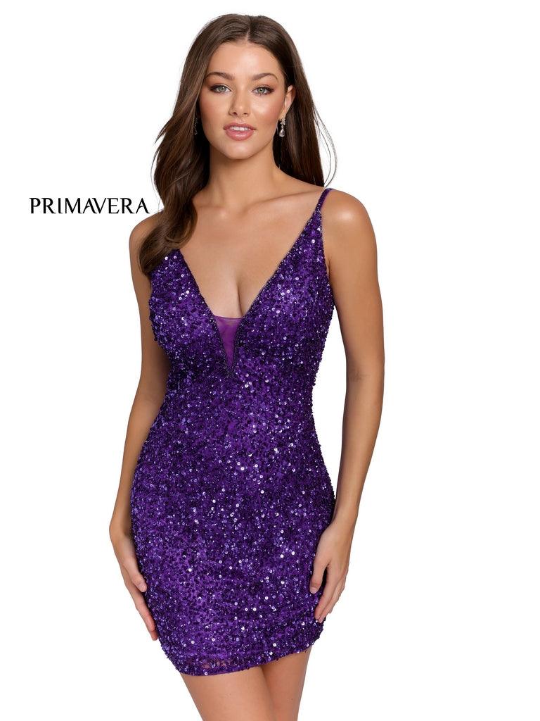 Primavera Couture Prom Short Homecoming Dress 3572 - The Dress Outlet