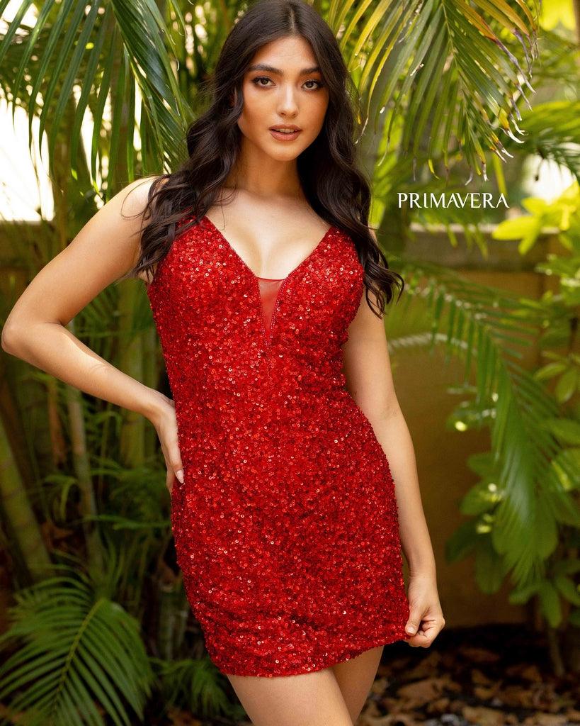 Primavera Couture Prom Short Homecoming Dress 3572 - The Dress Outlet