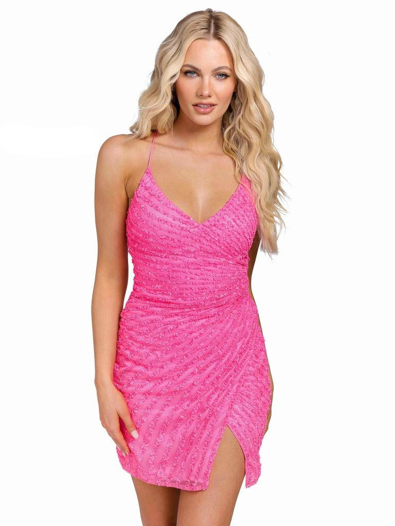 Primavera Couture Sexy Short Fitted Prom Dress 3861 - The Dress Outlet