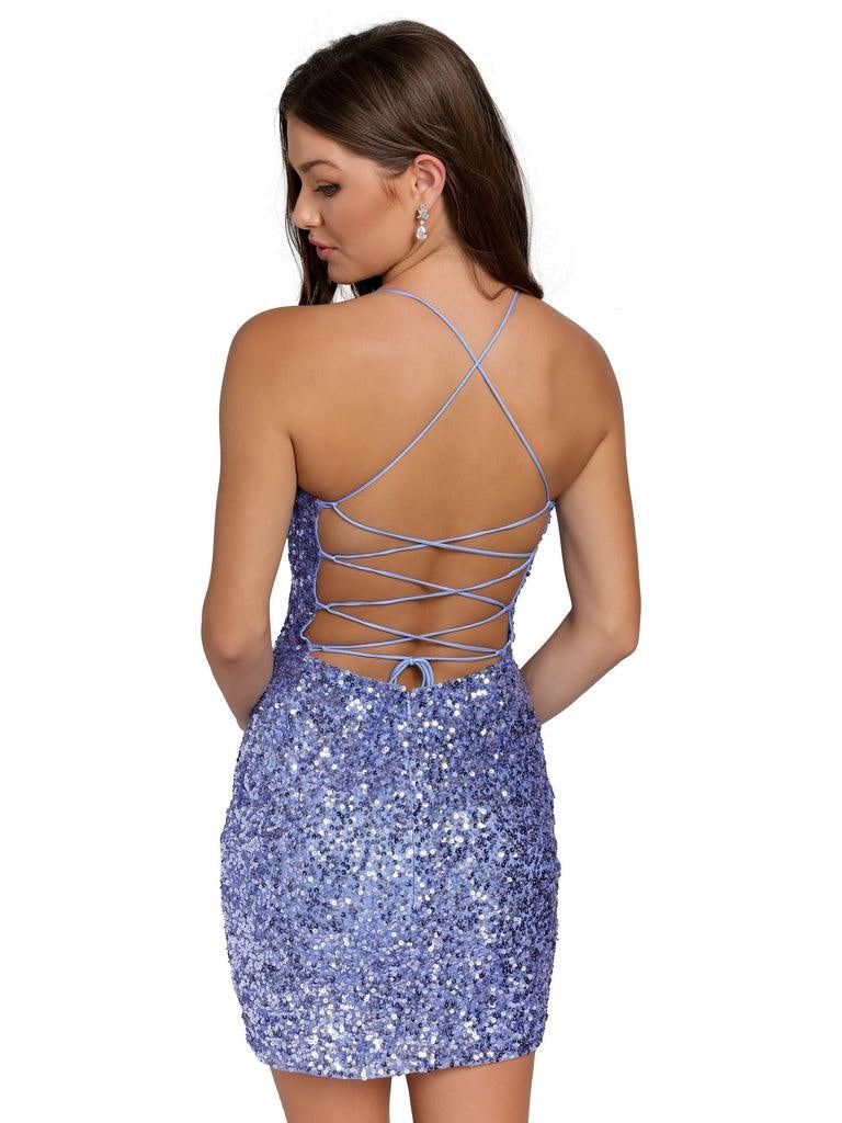 Primavera Couture Short Fitted Prom Dress 3351 - The Dress Outlet