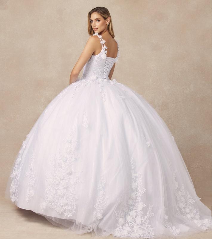 Quinceanera Long Ball Gown Sweet 16 Dress - The Dress Outlet