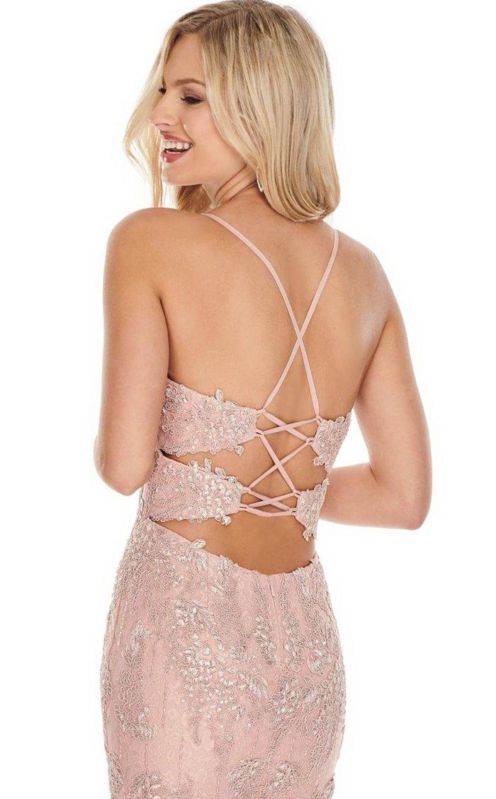 Rachel Allan Prom Long Formal Mermaid Dress 7150CL - The Dress Outlet