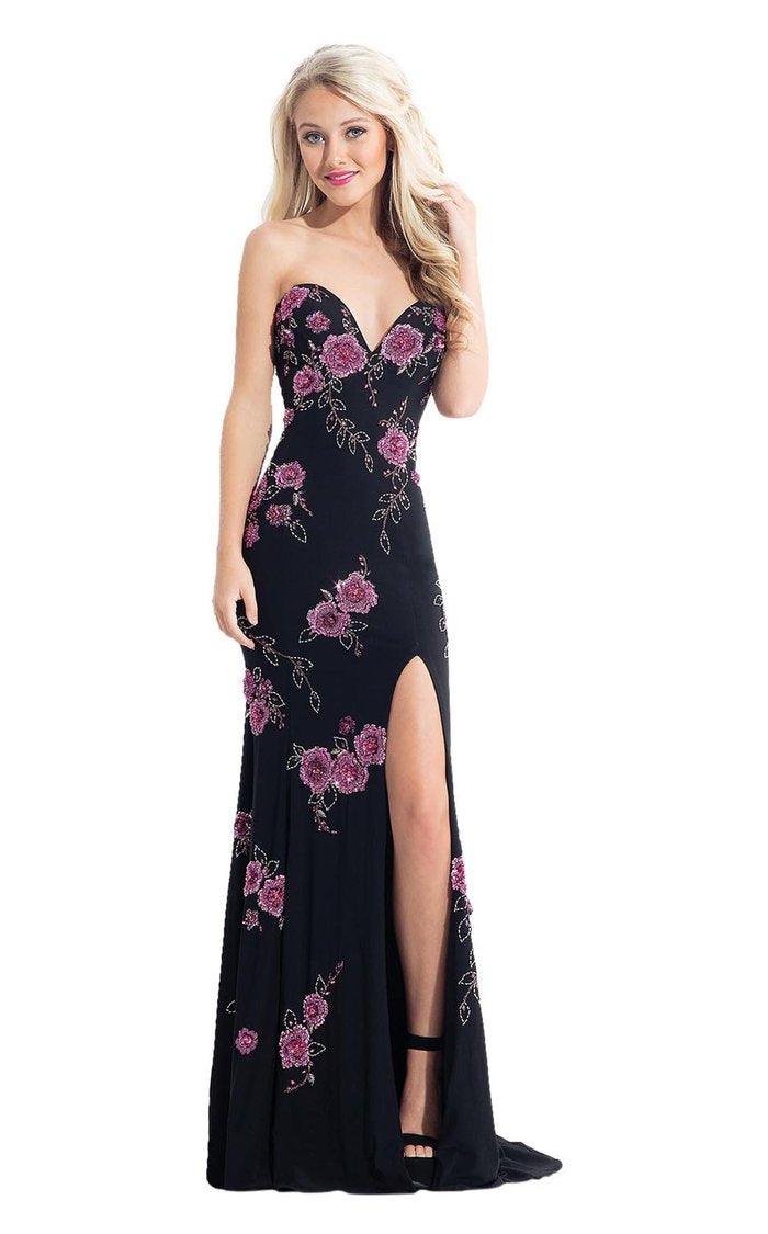Rachel Allan Prom Long Strapless Formal Dress 6203 - The Dress Outlet
