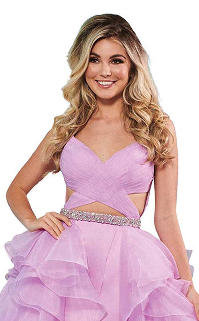 Rachel Allan Prom Spaghetti Strap Long Dress 6498 - The Dress Outlet