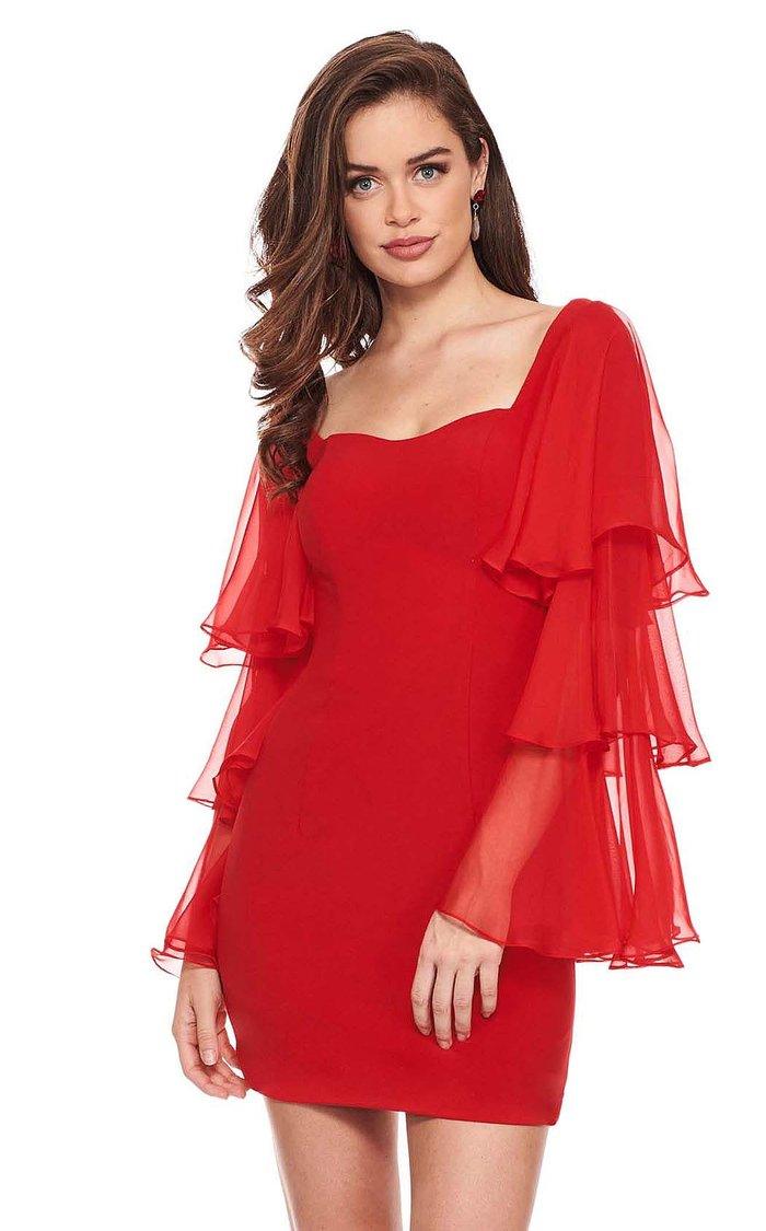 Rachel Allan Short Cocktail Formal Dress L1224 - The Dress Outlet
