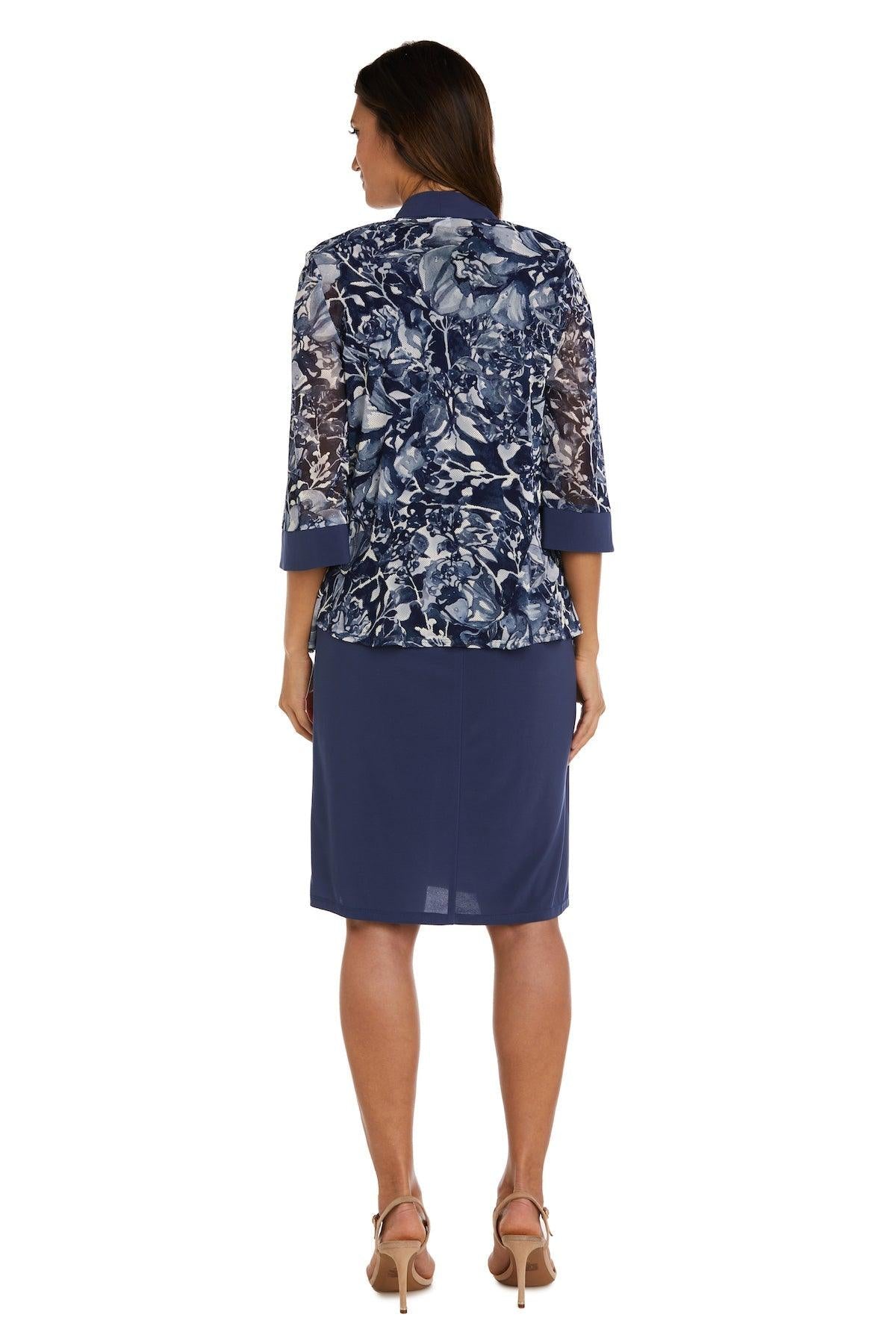 R&M Richards 2 Piece Short Petite Jacket Dress 9649P - The Dress Outlet
