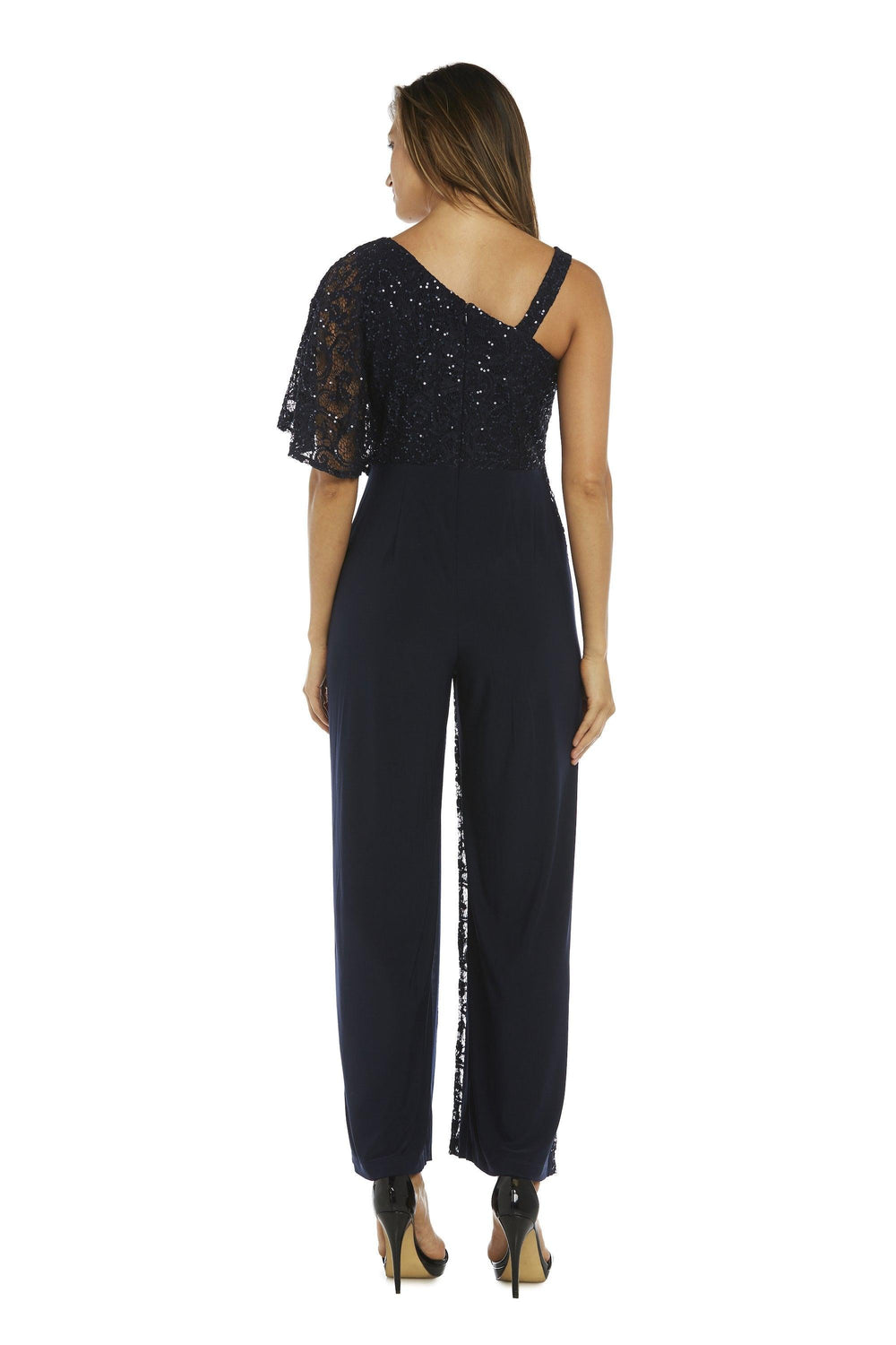R&M Richards Formal Evening Petite Jump Suit 3556P - The Dress Outlet