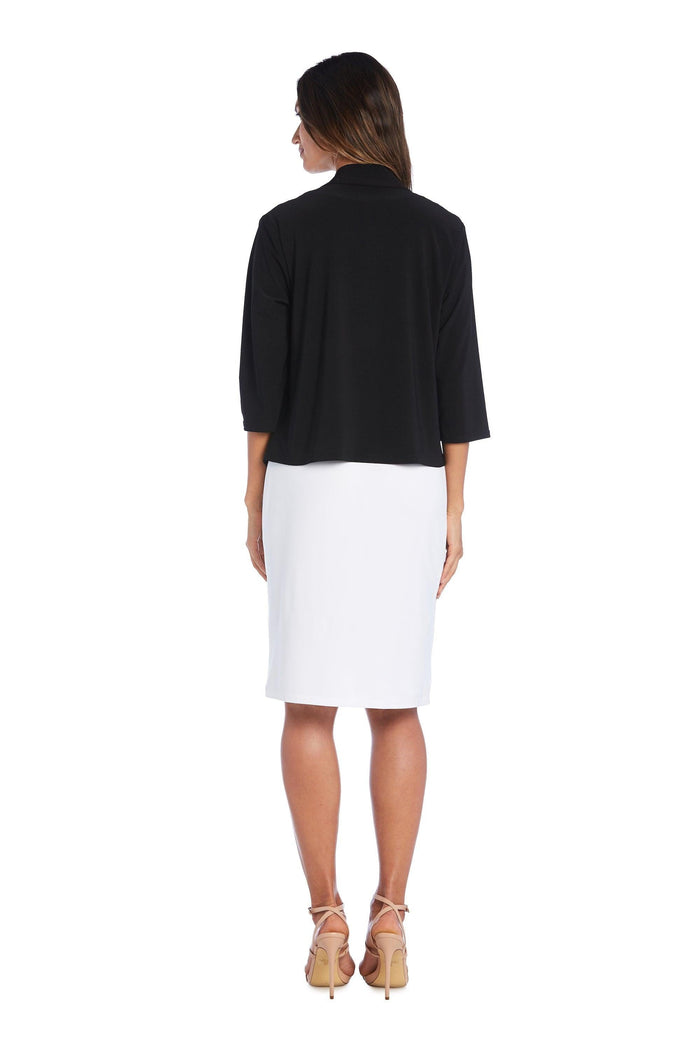 R&M Richards Formal Long Sleeve Bolero Jacket 075600 - The Dress Outlet