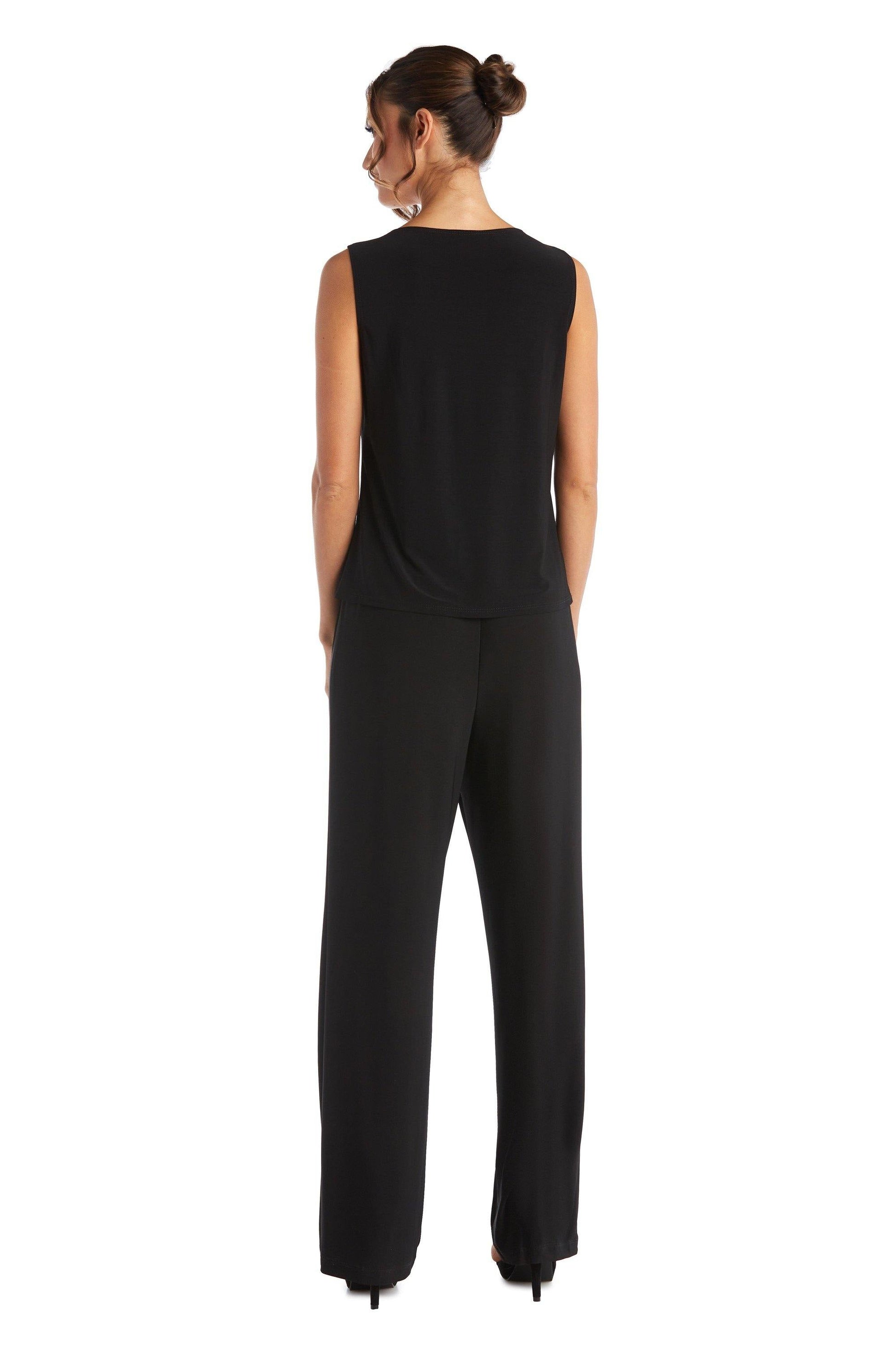 R&M Richards 7241P Formal Petite Duster Pant Suit