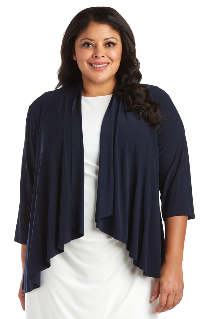 R&M Richards Formal Plus Size Jacket 8244W - The Dress Outlet