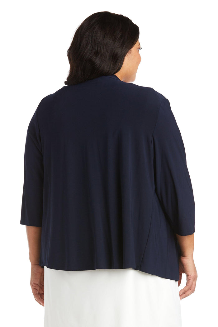 R&M Richards Formal Plus Size Jacket 8244W - The Dress Outlet