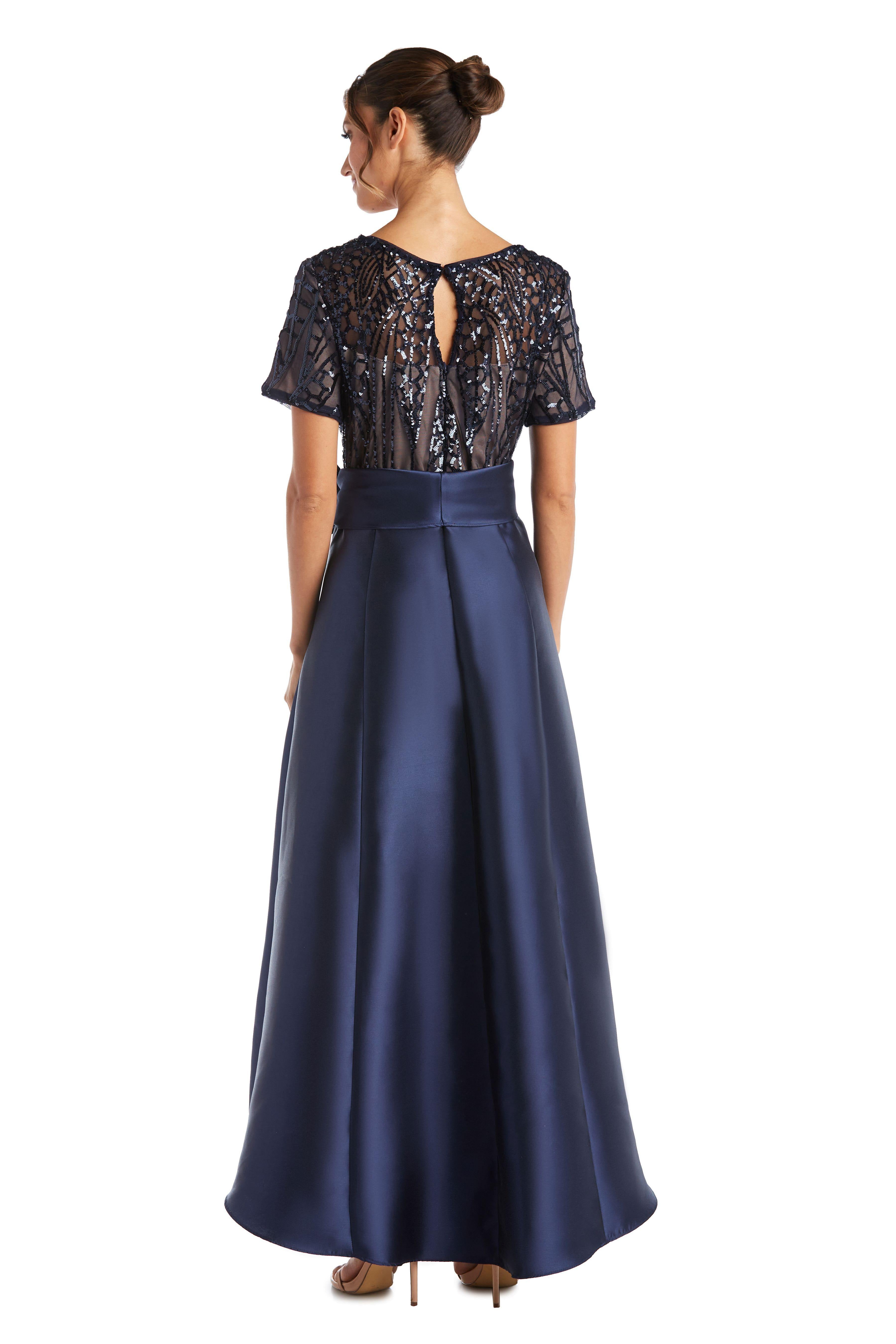 R&M Richards High Low Petite Skirt Top Dress 3532P - The Dress Outlet