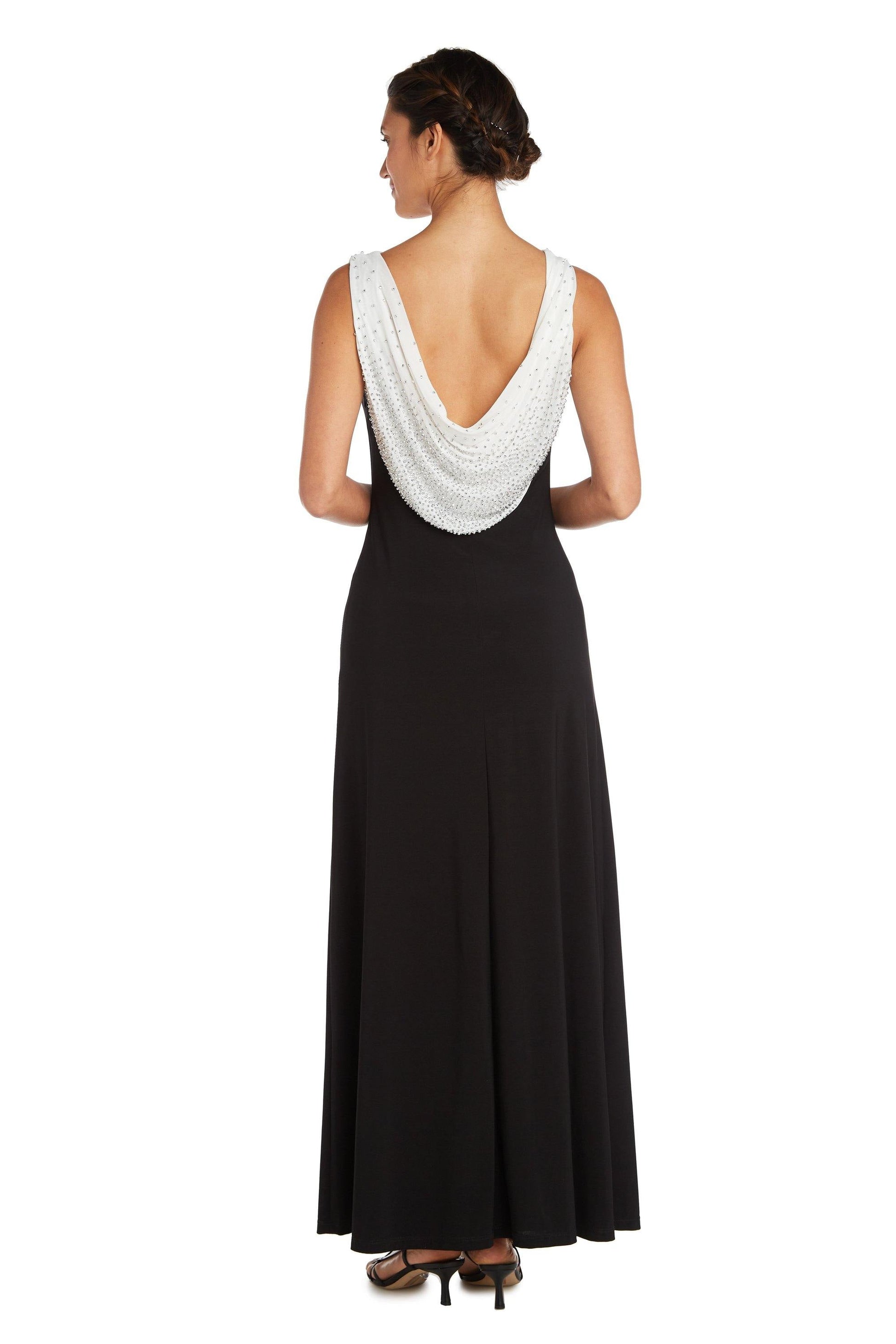 R&M Richards 9773P Long Formal Beaded Petite Dress