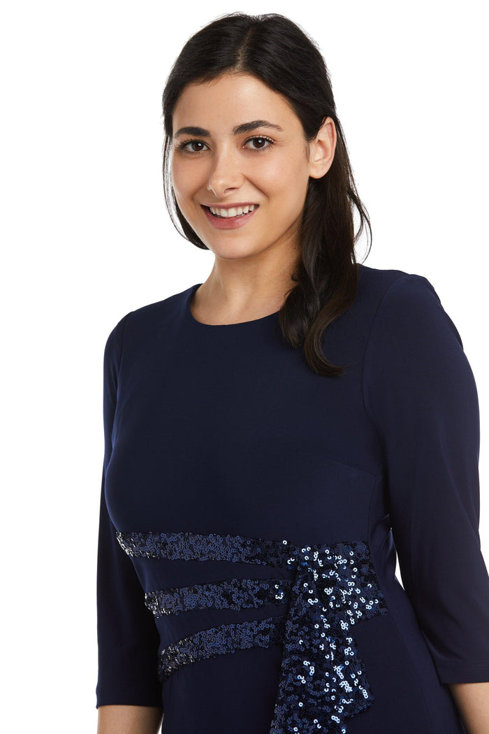 R&M Richards Long Formal Petite Dress 3780P - The Dress Outlet