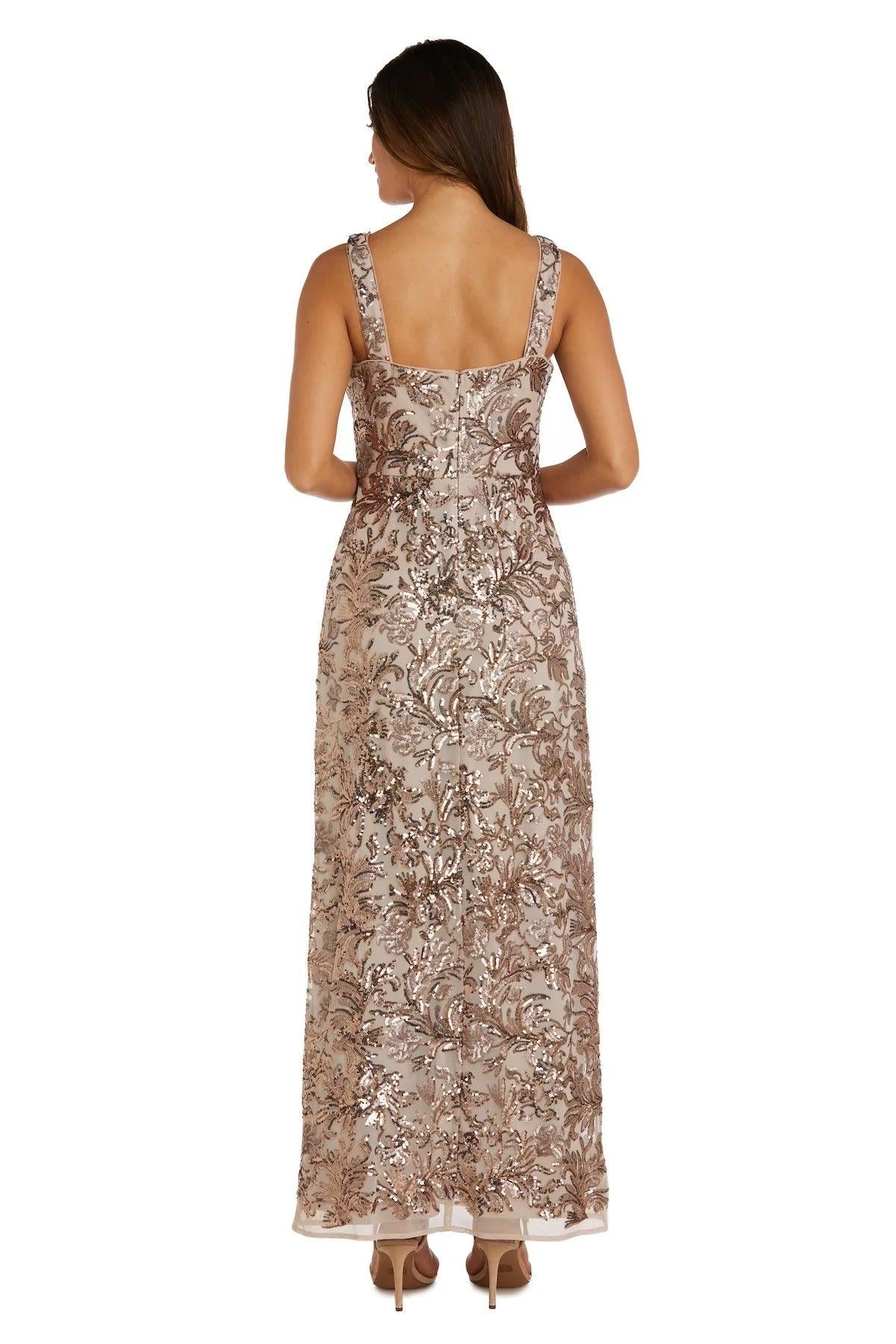 R&M Richards Long Formal Petite Dress Sale - The Dress Outlet