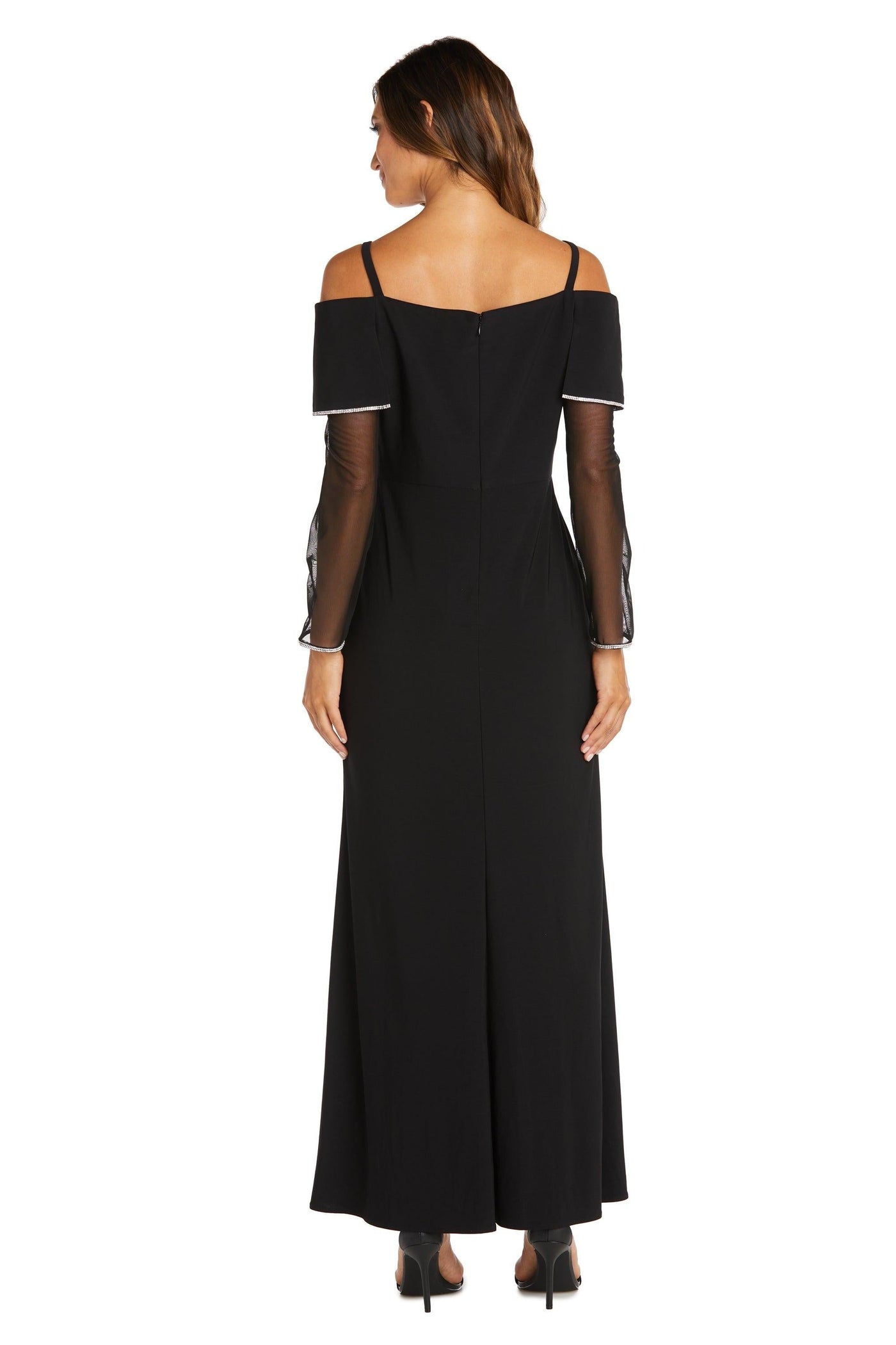 R&M Richards Long Formal Petite Evening Dress 2637P - The Dress Outlet