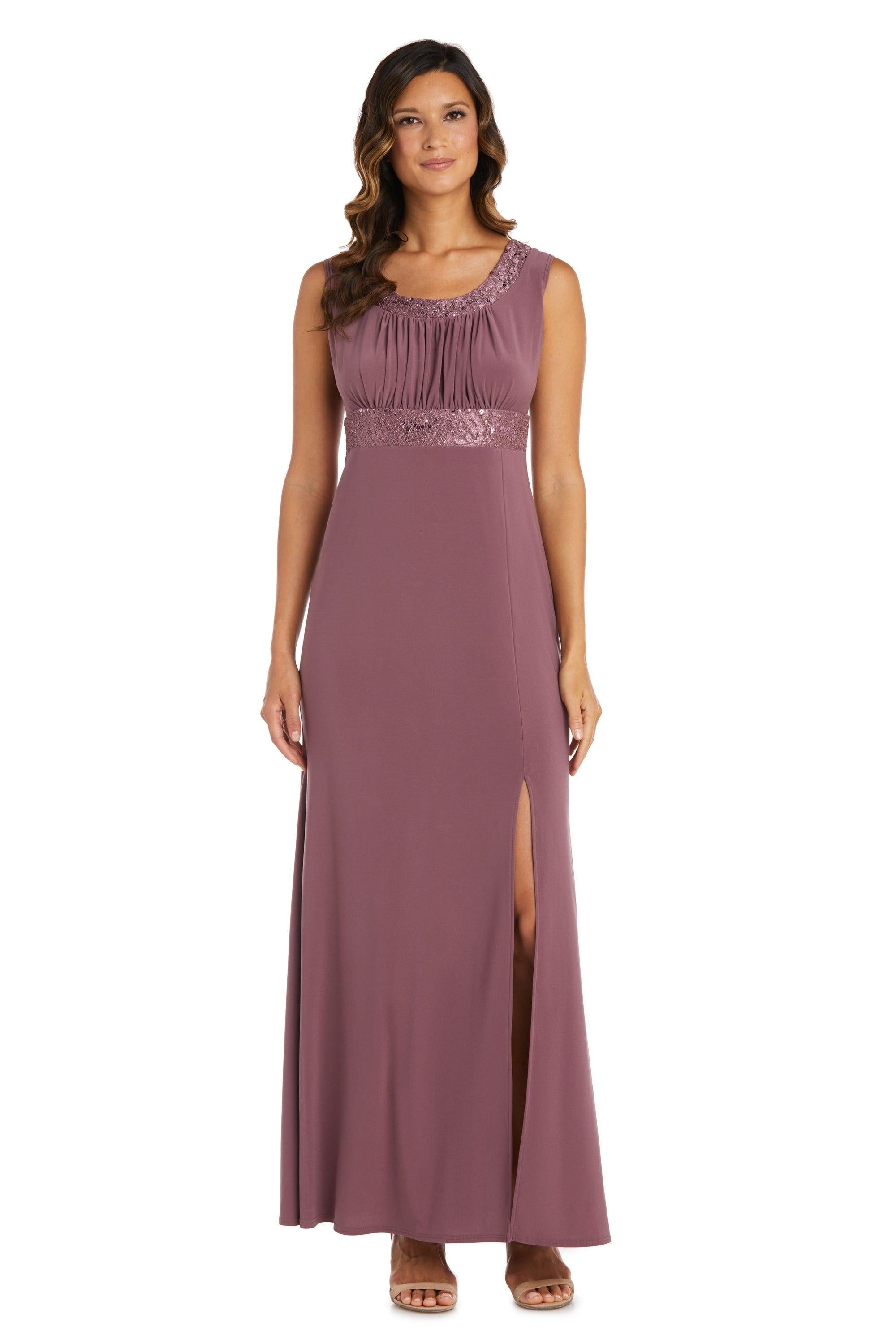 R&M Richards Long Formal Petite Jacket Dress 3785P - The Dress Outlet
